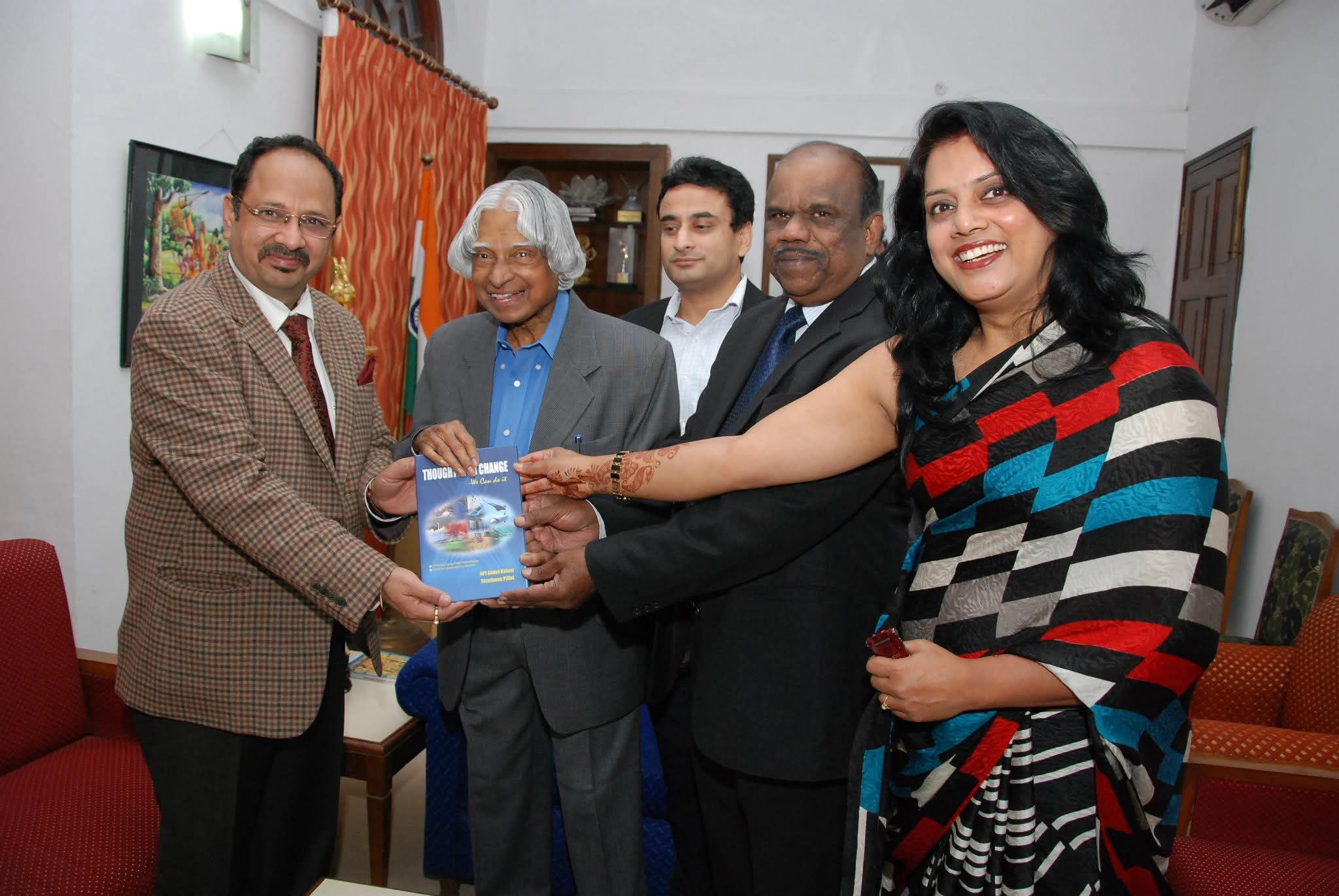 Jaya Sarkar with APJ Abdul Kalam